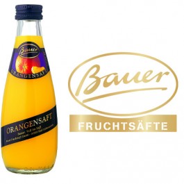Bauer Orange 24x0,2l Kasten Glas 