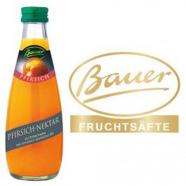 Bauer Pfirsich-Nektar 24x0,2l Kasten Glas 