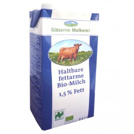 Bio H-Milch 1,5% 12x1,0l Karton
