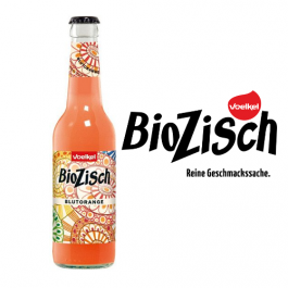 BioZisch Blutorange 12x0,33l Kasten Glas