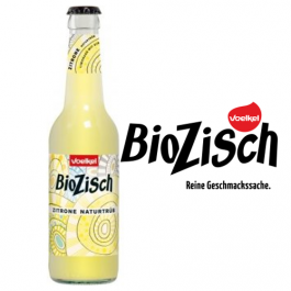 BioZisch Zitrone naturtrüb 12x0,33l Kasten Glas
