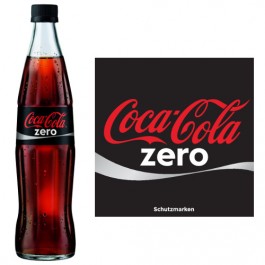 Coca Cola Zero 20x0,5l Kasten Glas